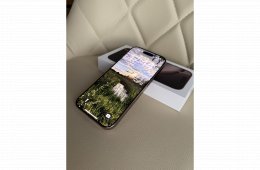 Teljesen újszerű Iphone 16 Pro, 128 Gb, sivatagszínű titán két Pitaka tokkal