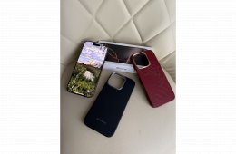 Teljesen újszerű Iphone 16 Pro, 128 Gb, sivatagszínű titán két Pitaka tokkal