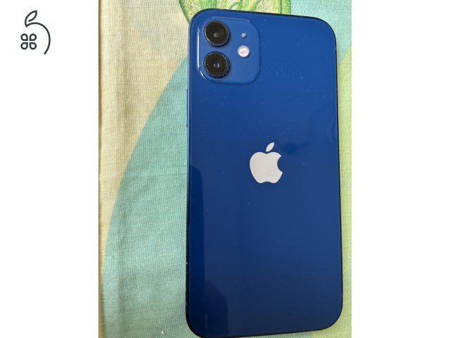 iPhone 12  --   kék  --  64 GB Sérült, szépséghibás.