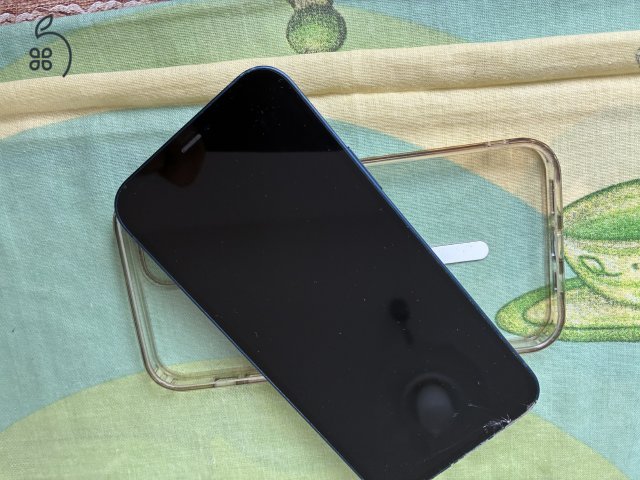 iPhone 12  --   kék  --  64 GB Sérült, szépséghibás.