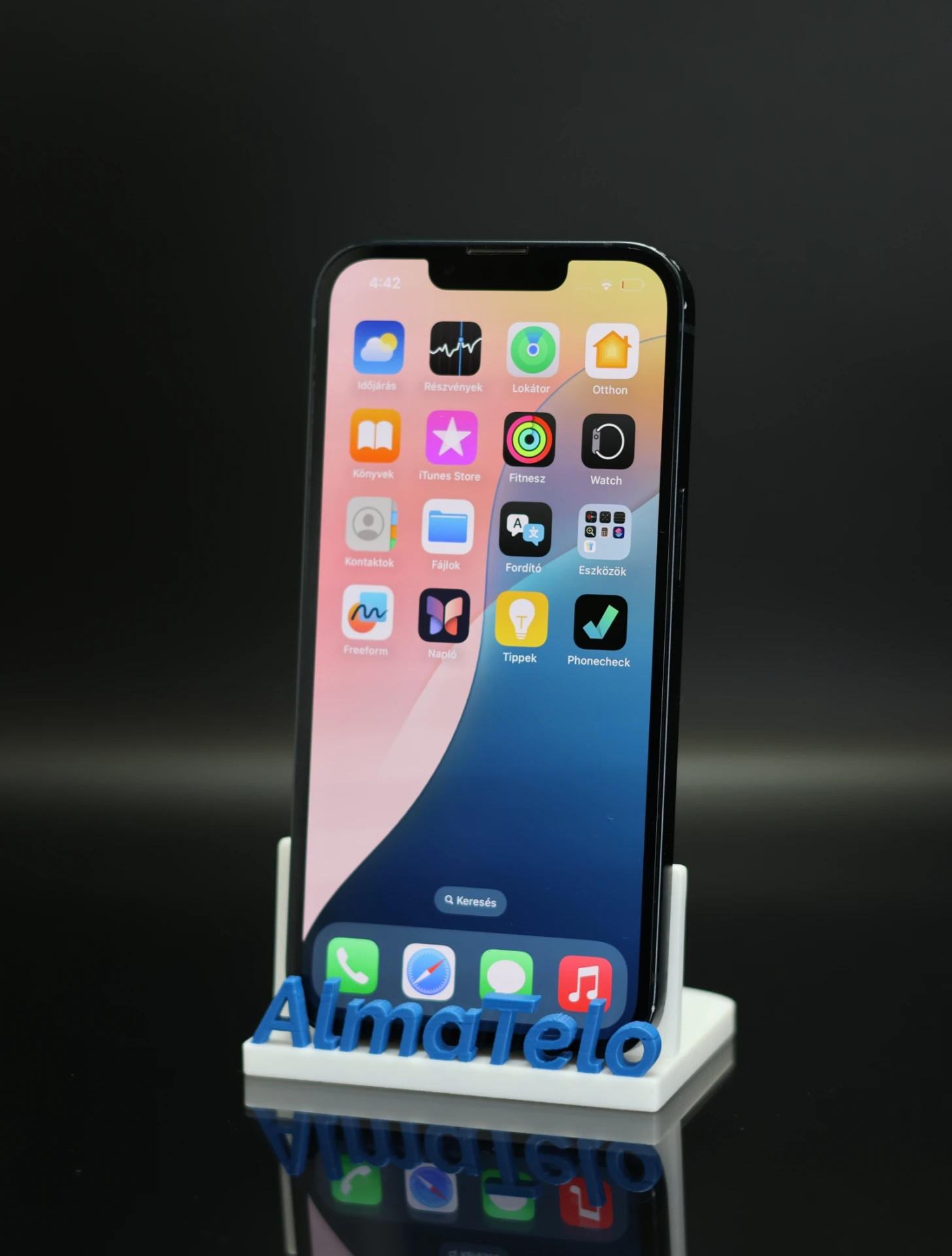 Apple iPhone 13 128 GB Midnight 100% akku - 12 HÓ GARANCIA