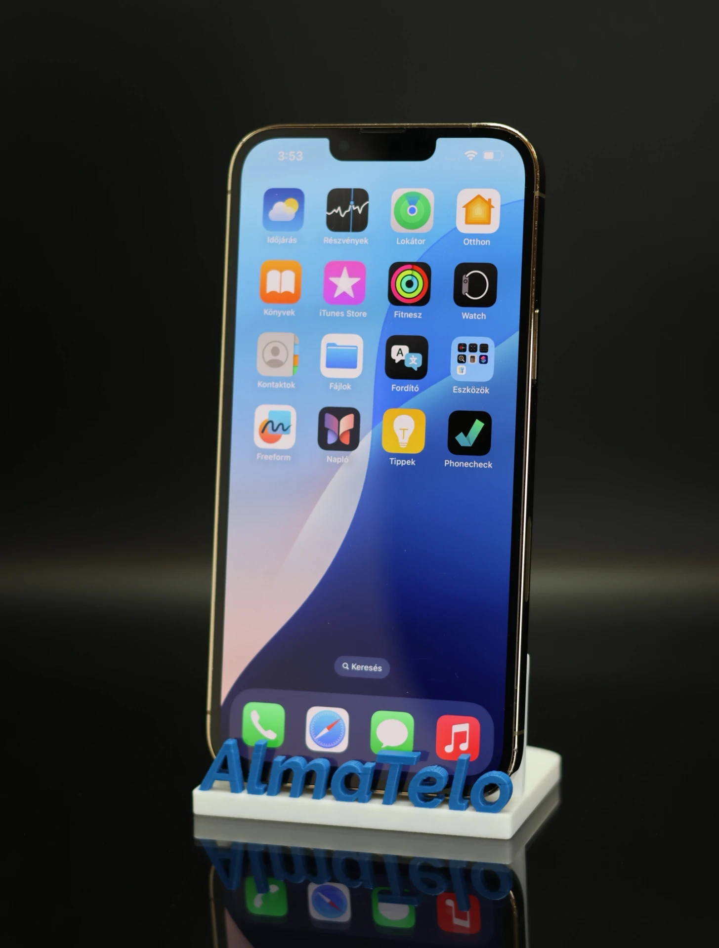 Apple iPhone 13 Pro Max 128 GB Gold 100% akku - 12 HÓ GARANCIA