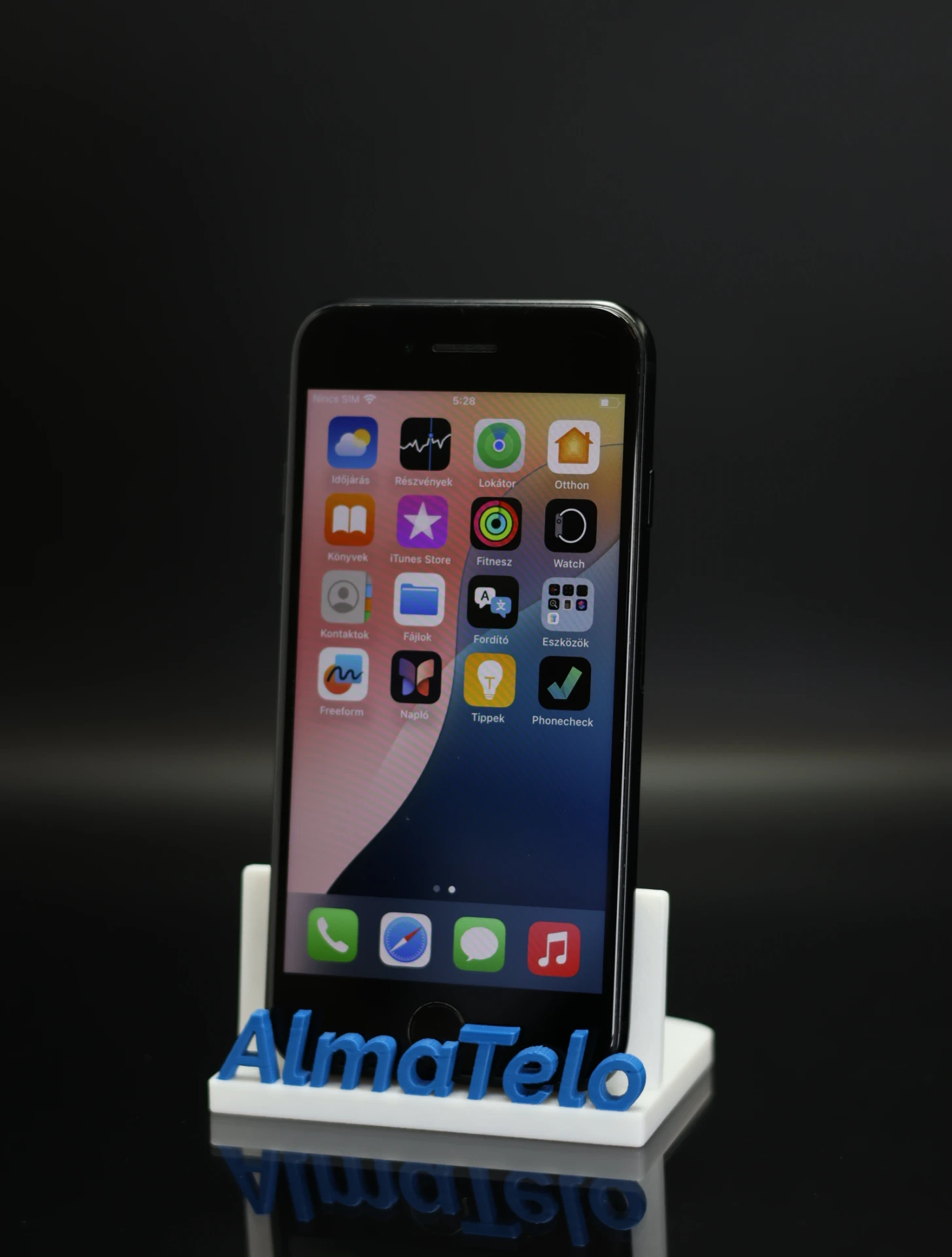 Apple iPhone SE (2020) 64 GB Black 100% akku - 12 HÓ GARANCIA