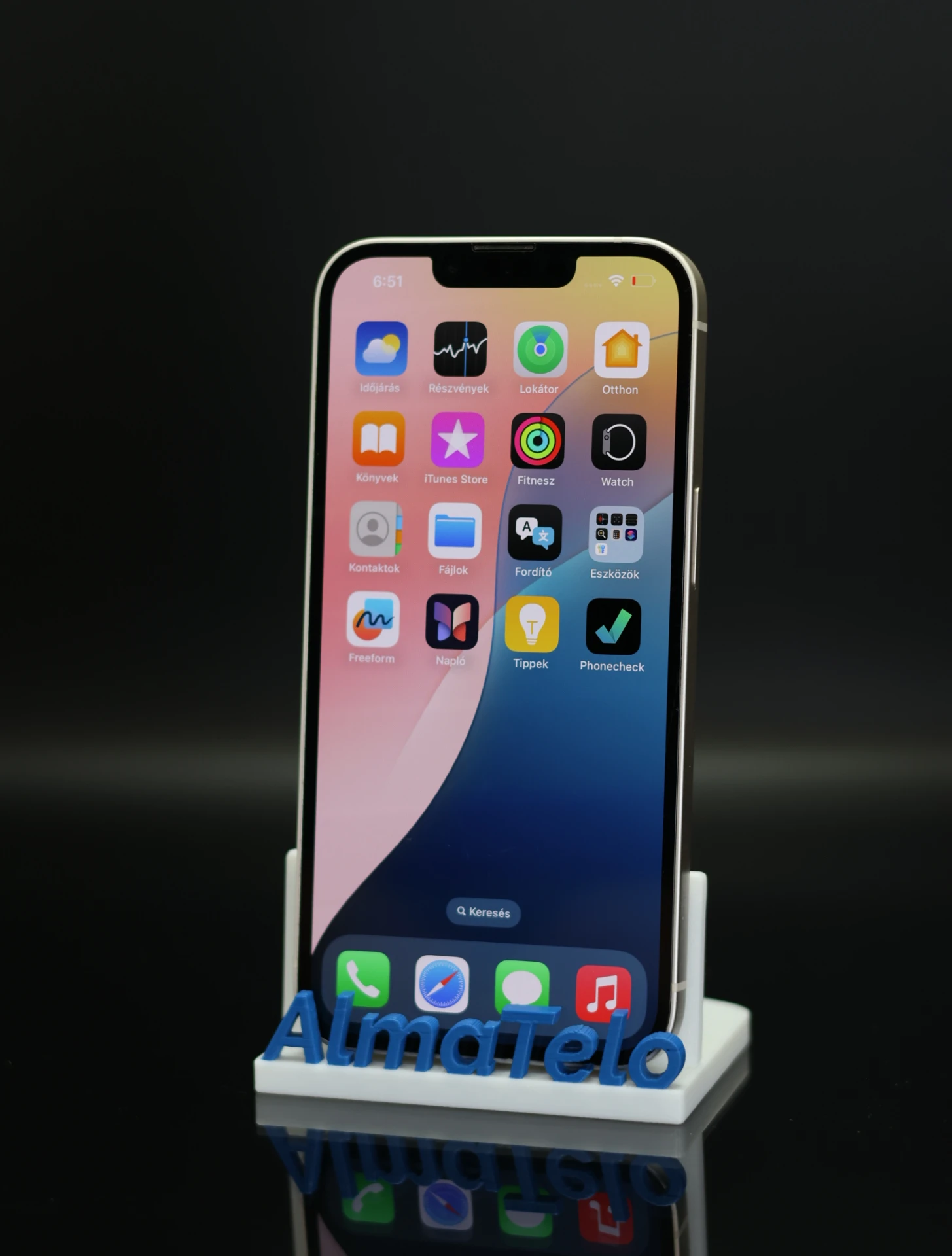 Apple iPhone 14 128 GB Starlight 100% akku - 12 HÓ GARANCIA