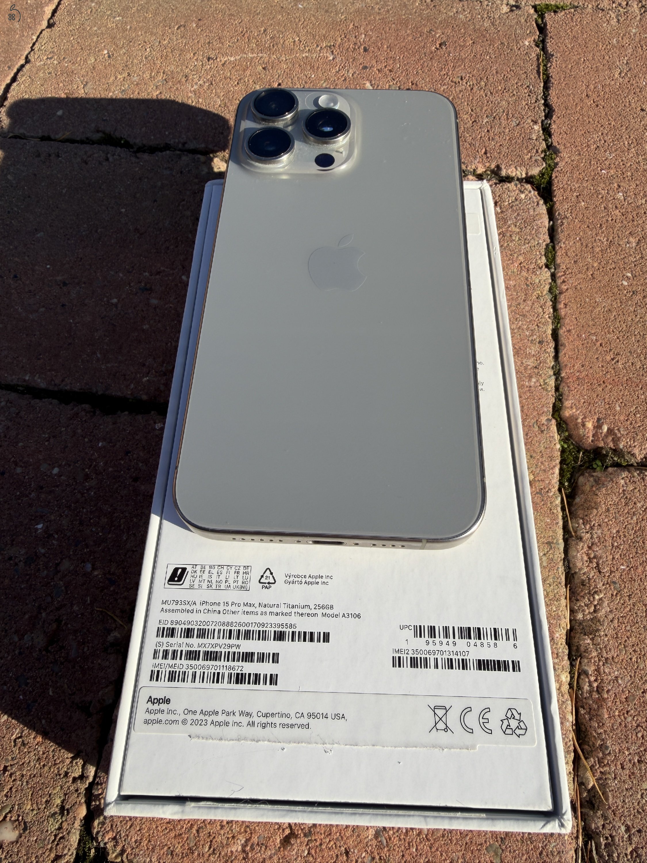 Iphone 15 Pro Max 256 GB
