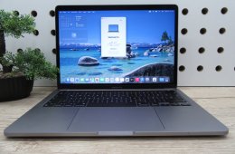 Apple MacBook Pro 13” (2020, M1) – Retina, halk erő, akár 17 óra – 16 GB RAM – 500 GB SSD – Használt, megkímélt – 77 ciklus / 91% akku – 3 hónap garancia