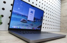 Apple MacBook Pro 14” (2021, M1 Max) – Liquid Retina XDR + ProMotion 120 Hz, brutál teljesítmény – 32 GB RAM – 1 TB SSD – Használt, karcmentes – 101 ciklus – 3 hónap garancia