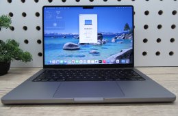 Apple MacBook Pro 14” (2021, M1 Max) – Liquid Retina XDR + ProMotion 120 Hz, brutál teljesítmény – 32 GB RAM – 1 TB SSD – Használt, karcmentes – 101 ciklus – 3 hónap garancia