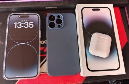 iPhone 14 Pro Max 128gb Karcmentes kijelző, ajándék AirPods 2
