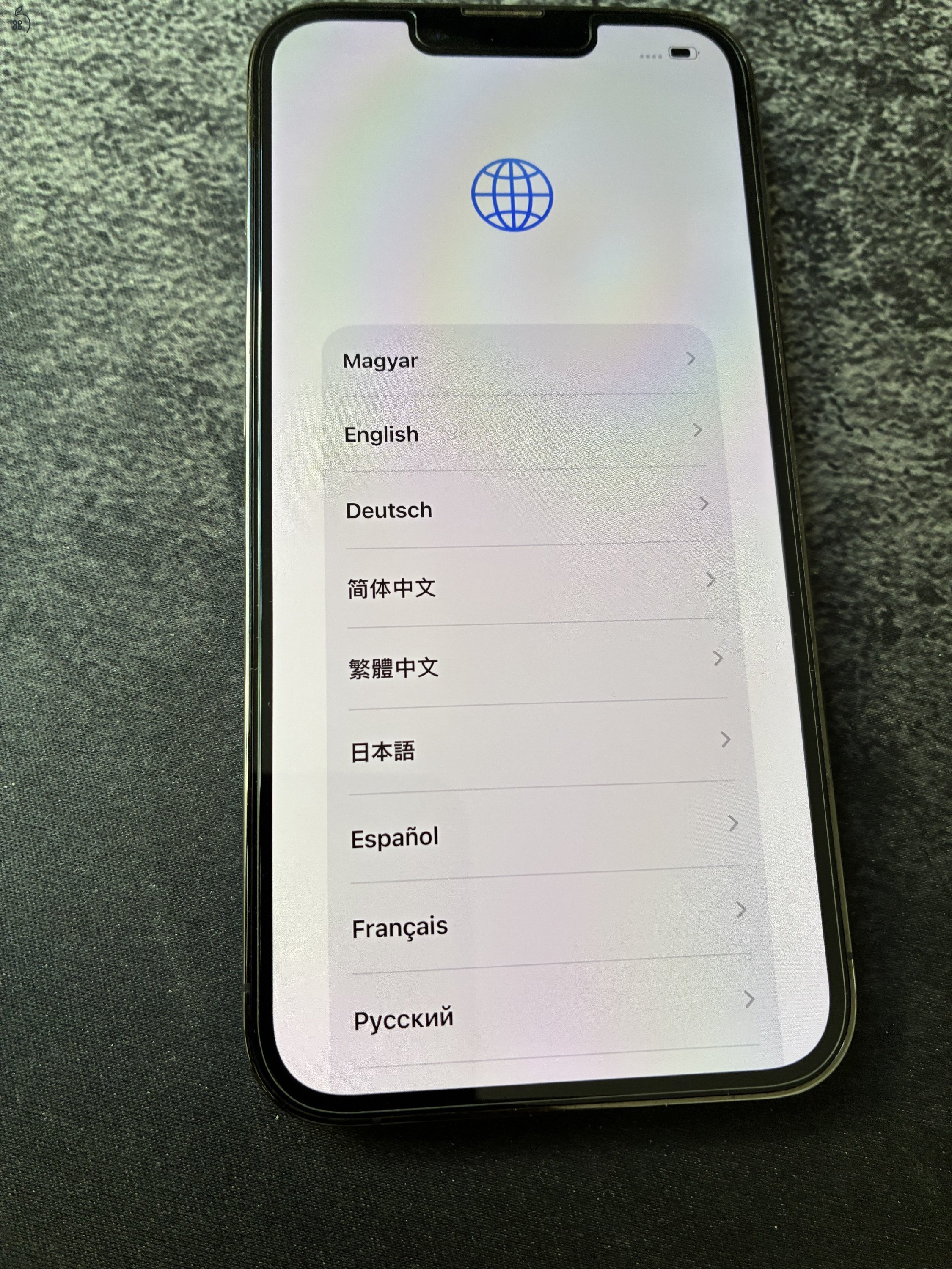 iPhone 13 Pro  --  grafit  --  128 GB.