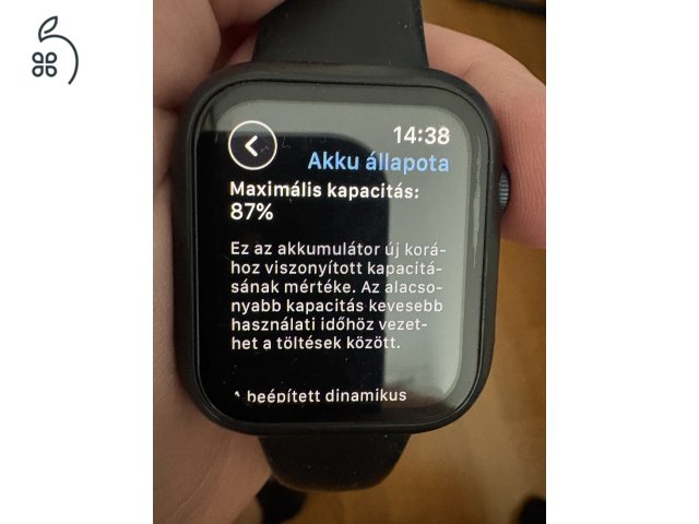 Apple watch SE 2 2022 makulátlan 44mm óra
