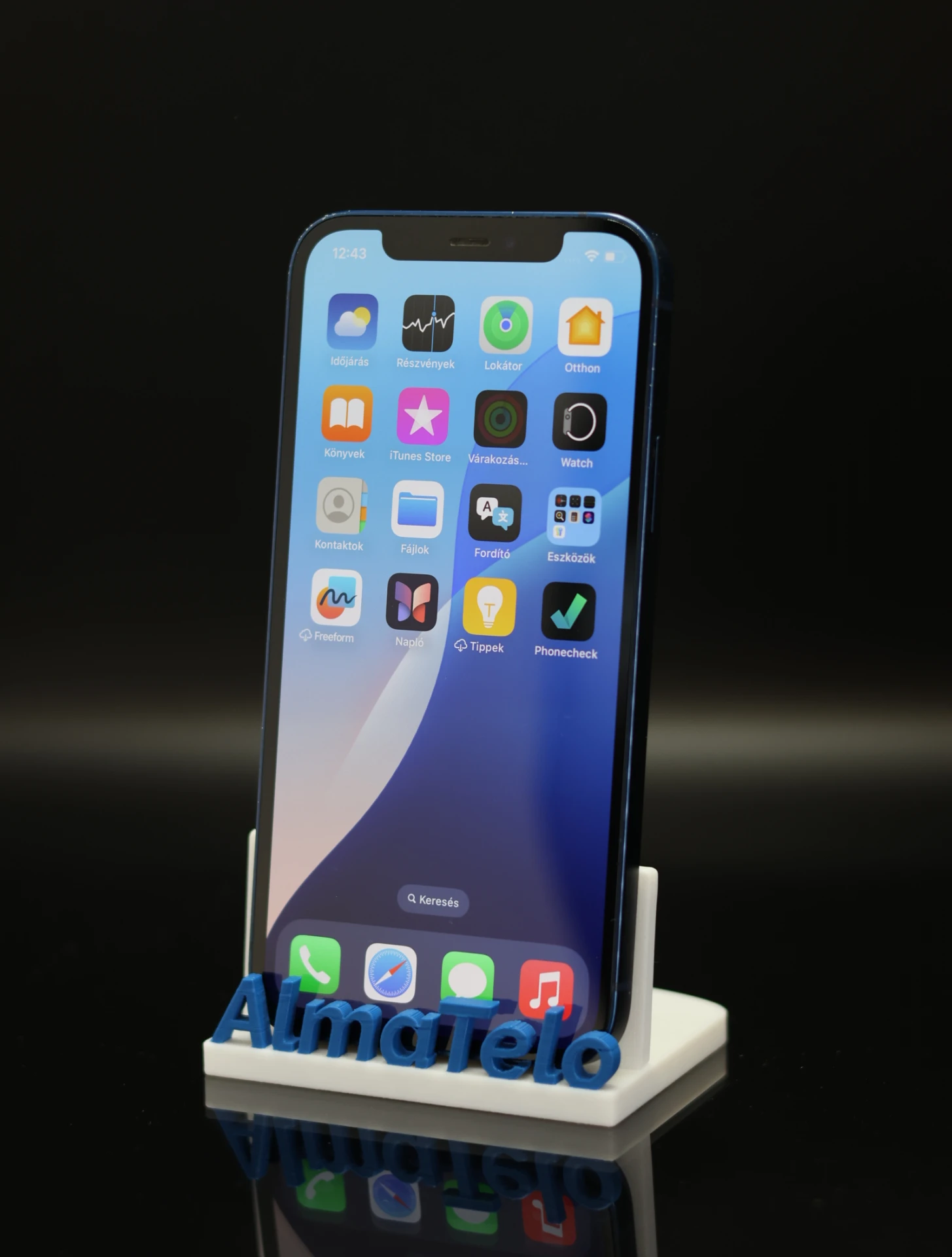 Apple iPhone 12 128 GB Blue 100% akku - 12 HÓ GARANCIA