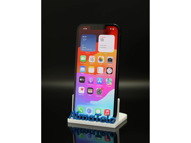 Apple iPhone 13 128 GB Midnight 100% akku - 12 HÓ GARANCIA