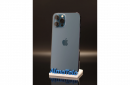 Apple iPhone 12 Pro Max 256 GB Pacific Blue 100% akku - 12 HÓ GARANCIA