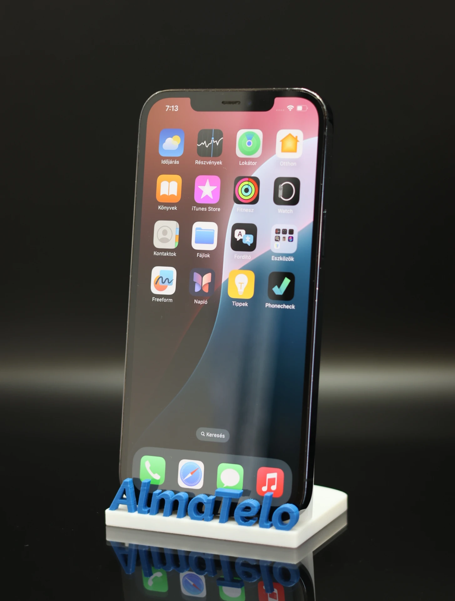 Apple iPhone 12 Pro Max 256 GB Pacific Blue 100% akku - 12 HÓ GARANCIA