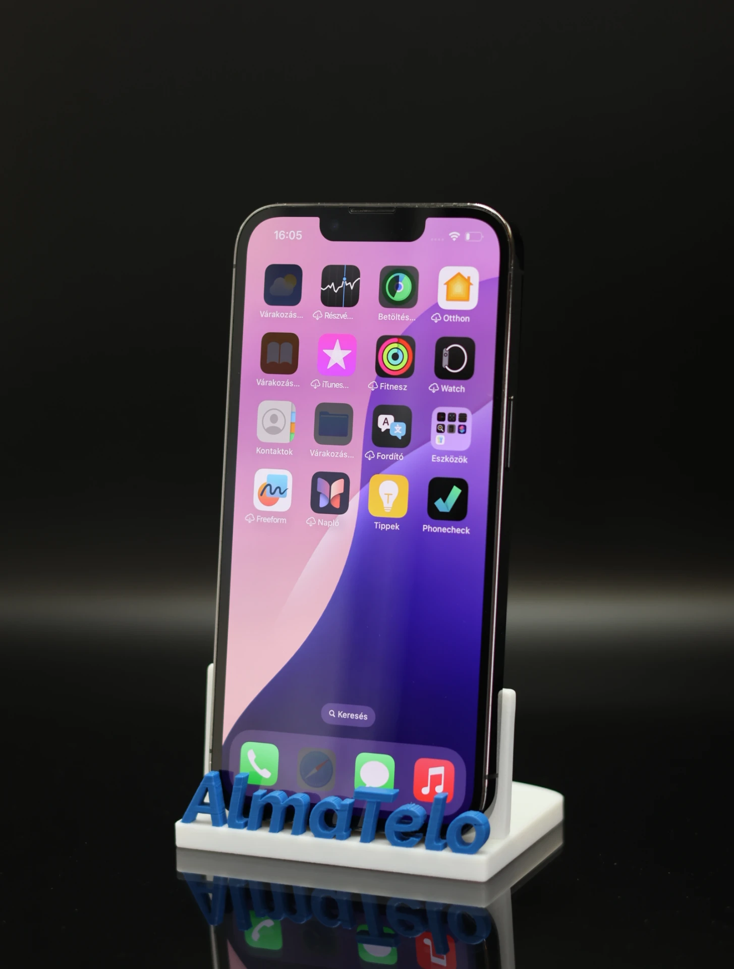 Apple iPhone 13 Pro 128 GB Graphite 100% akku - 12 HÓ GARANCIA