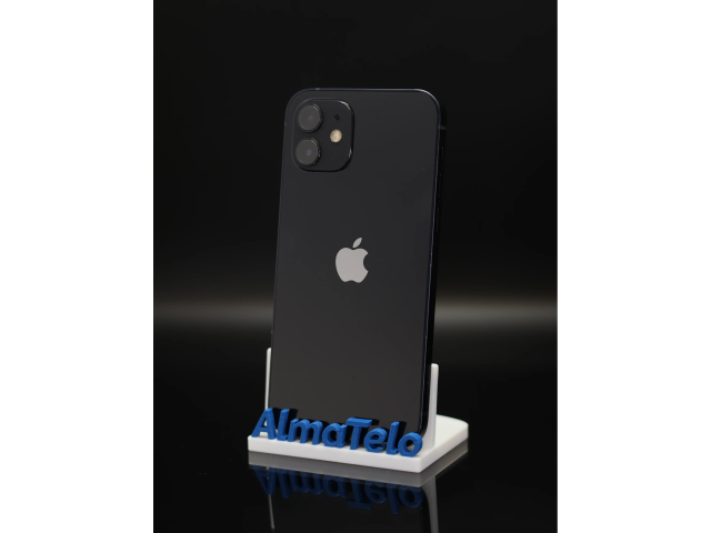 Apple iPhone 12 64 GB Black 100% akku - 12 HÓ GARANCIA