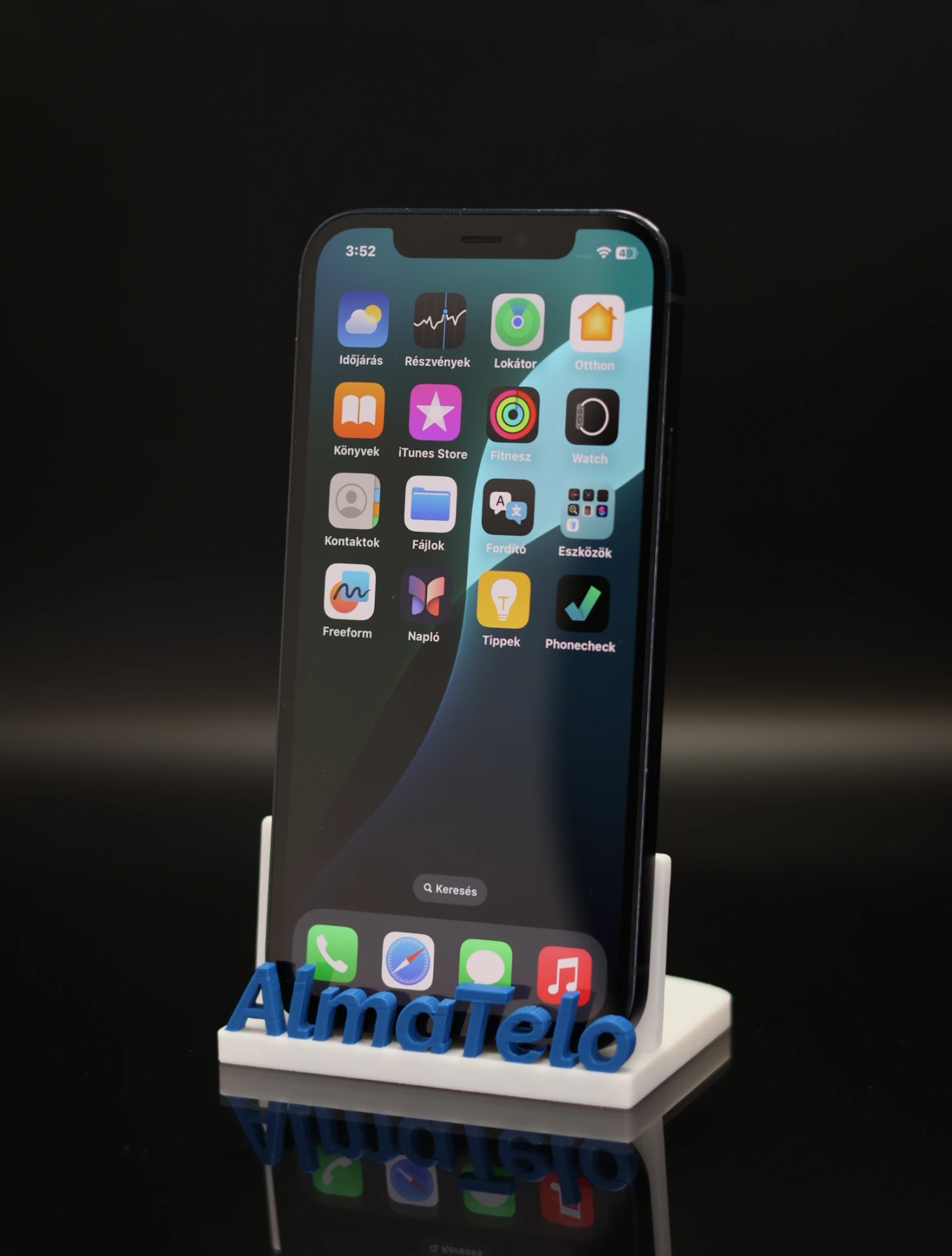 Apple iPhone 12 64 GB Black 100% akku - 12 HÓ GARANCIA