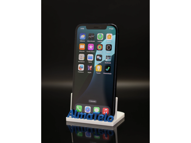 Apple iPhone 12 64 GB Black 100% akku - 12 HÓ GARANCIA
