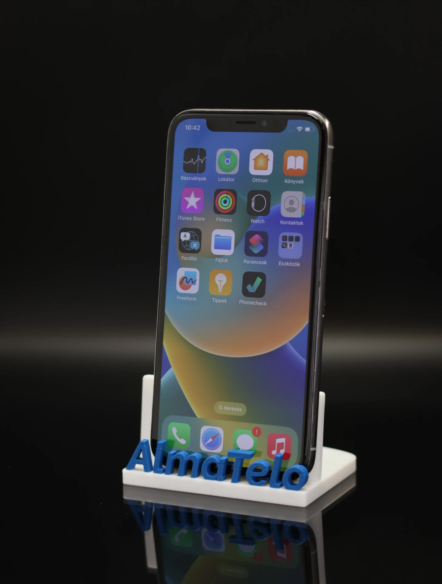 Apple iPhone X 64 GB Silver 100% akku - 12 HÓ GARANCIA