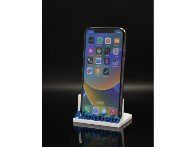 Apple iPhone X 64 GB Silver 100% akku - 12 HÓ GARANCIA