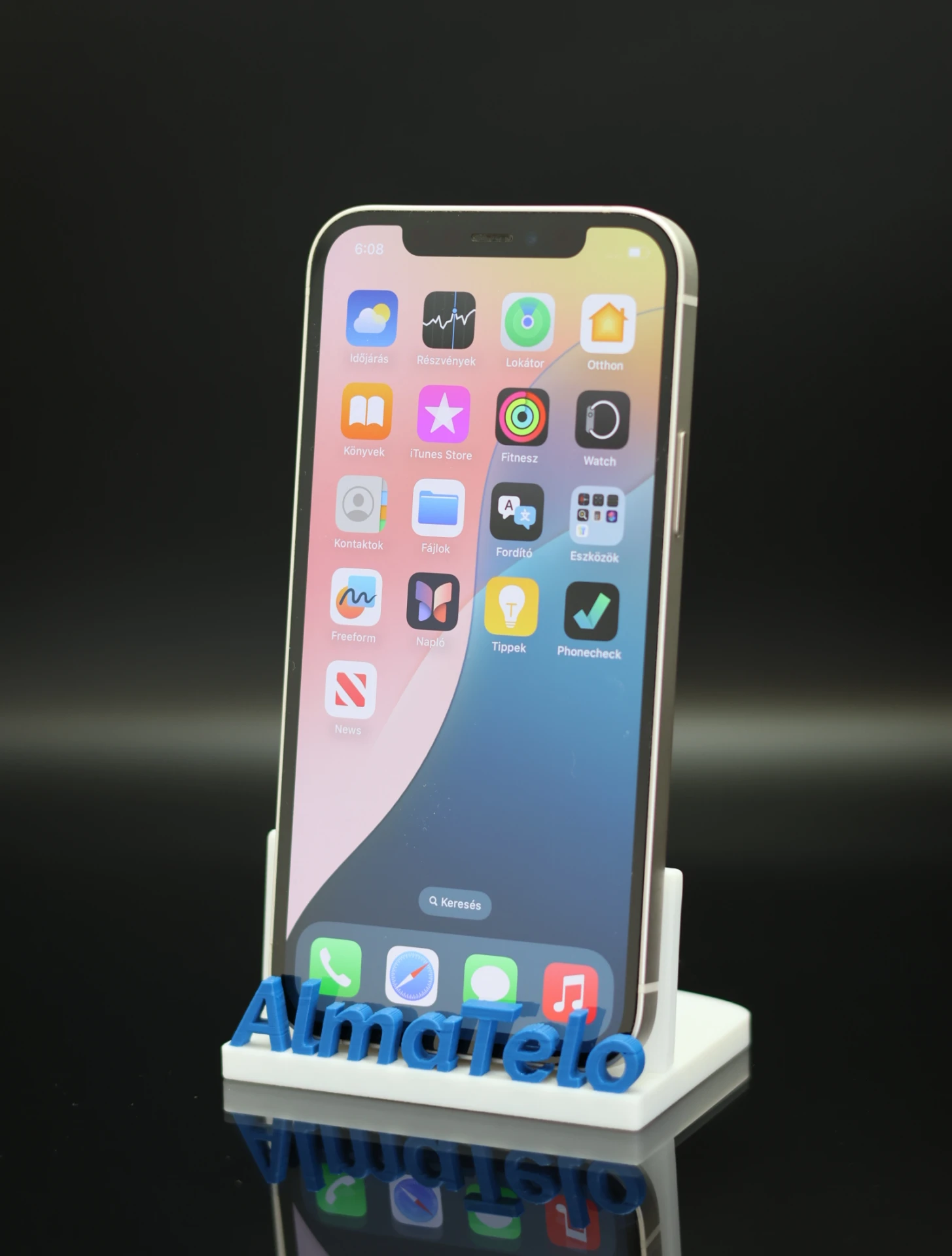 Apple iPhone 12 64 GB White 100% akku - 12 HÓ GARANCIA