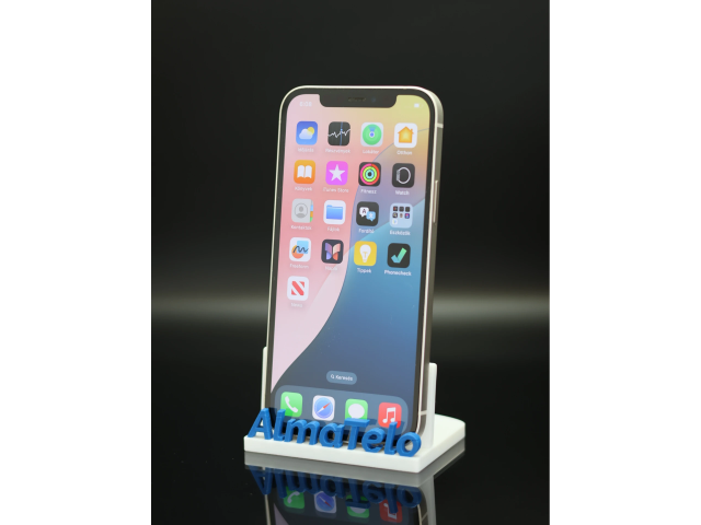 Apple iPhone 12 64 GB White 100% akku - 12 HÓ GARANCIA