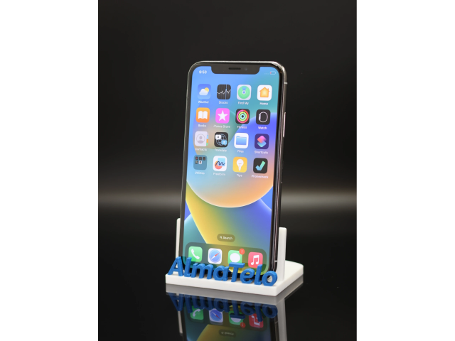 Apple iPhone X 256 GB Silver 100% akku - 12 HÓ GARANCIA