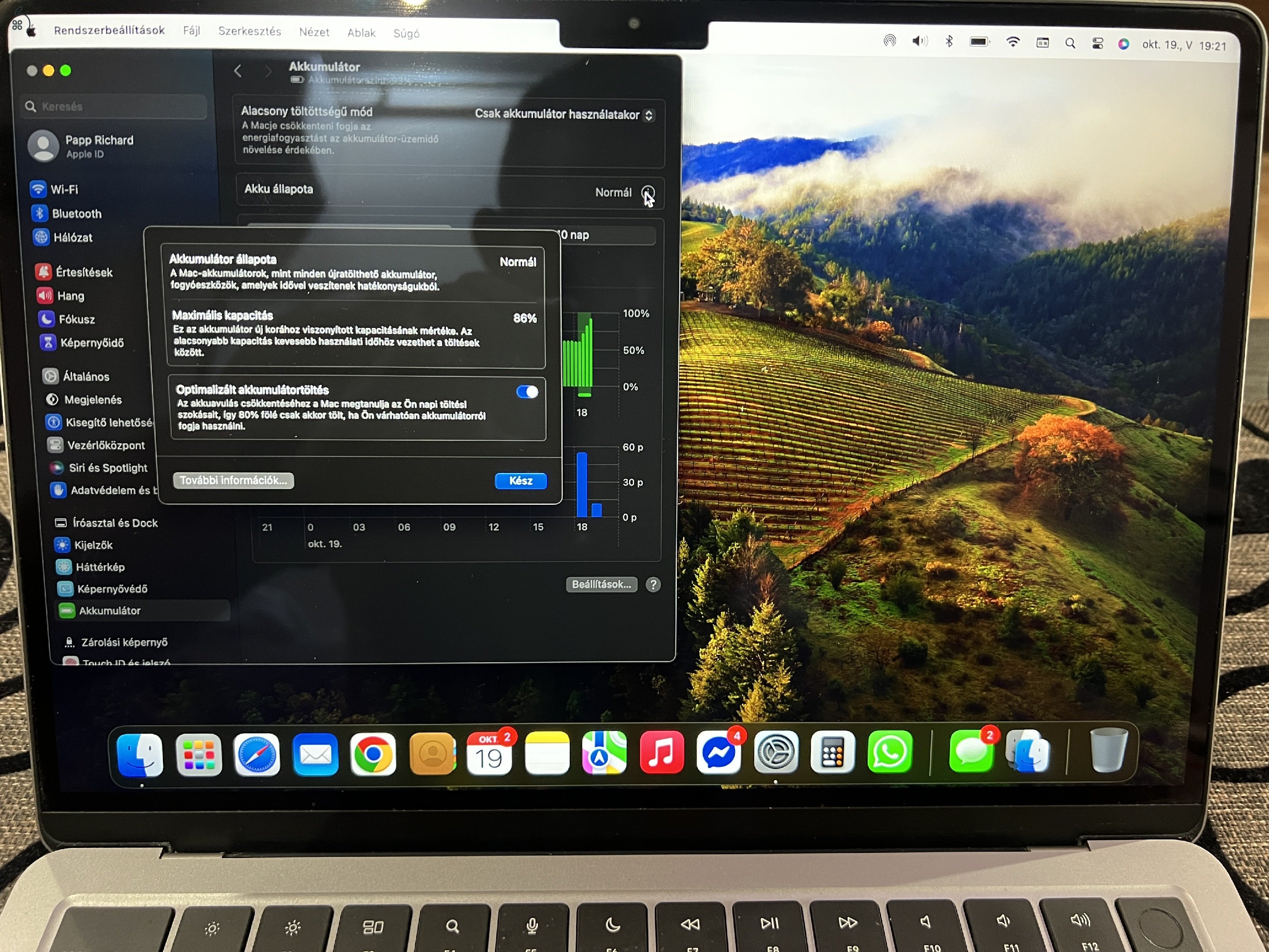 Apple MacBook Air M2 8GB 256GB Space Grey /Akku 86%/