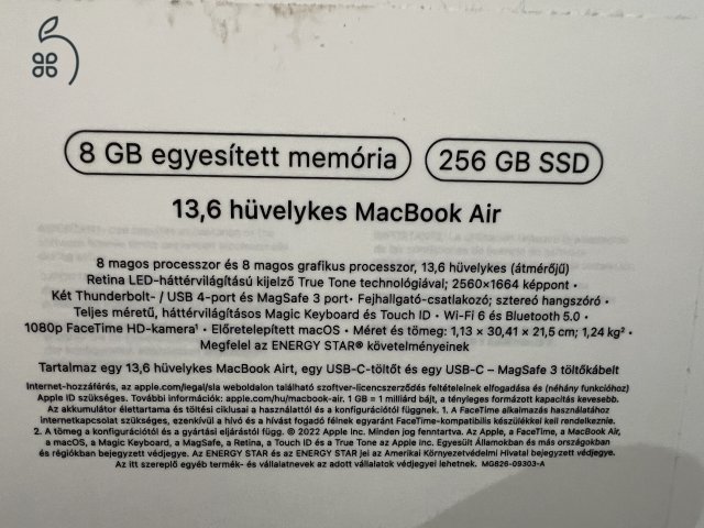 Apple MacBook Air M2 8GB 256GB Space Grey /Akku 86%/