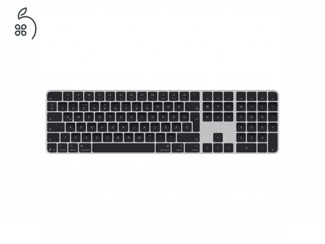 ÚJ, BONTATLAN Apple Magic Keyboard, Touch ID-vel és számbillentyűzettel (USB-C, fekete)