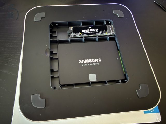 HAGiBiS MC25 Pro HD Mac mini dokkoló 2x2 TB tárhellyel