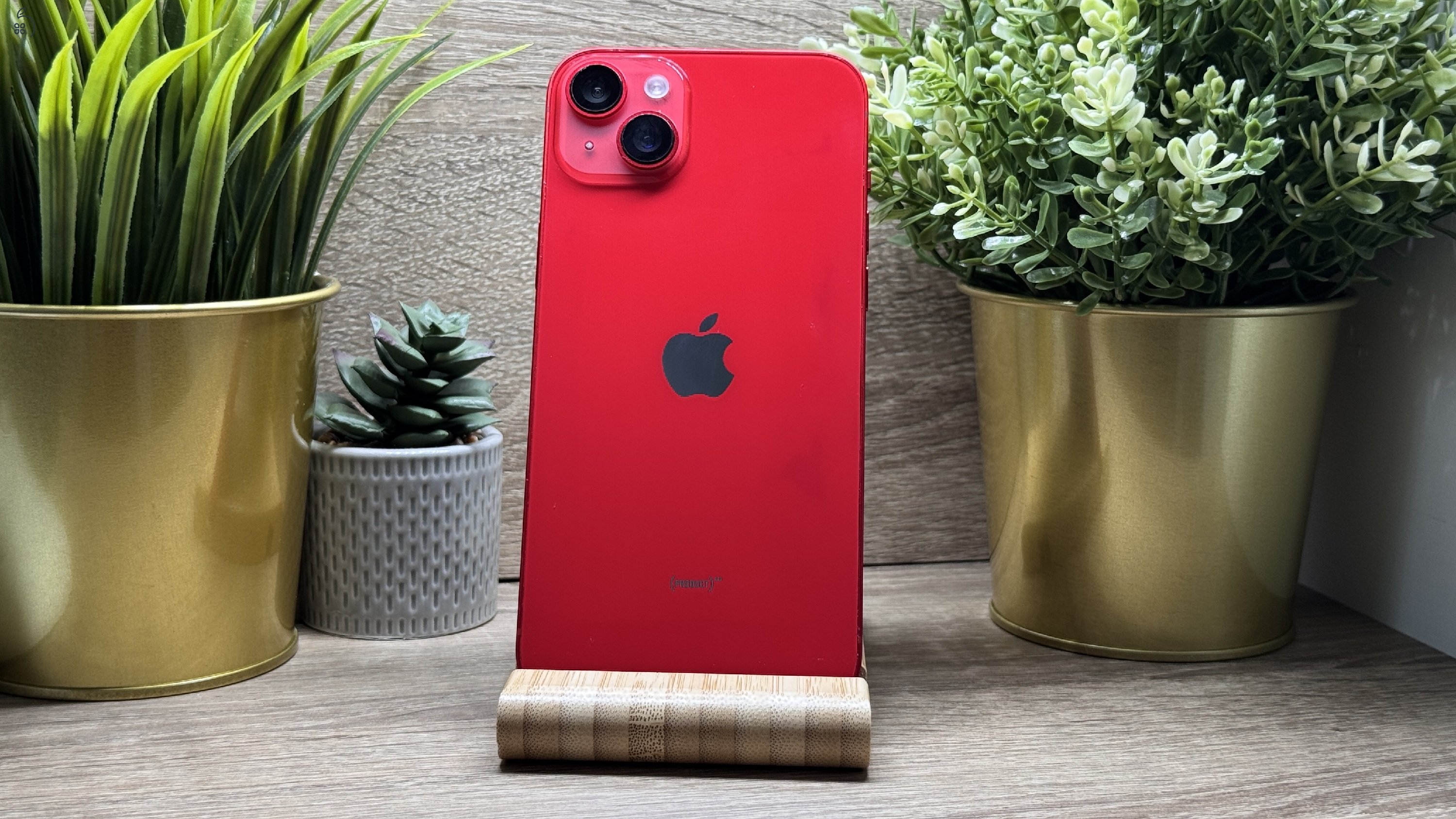  iPhone 14 128GB Piros, Független - 1 Év Garancia, Számla 