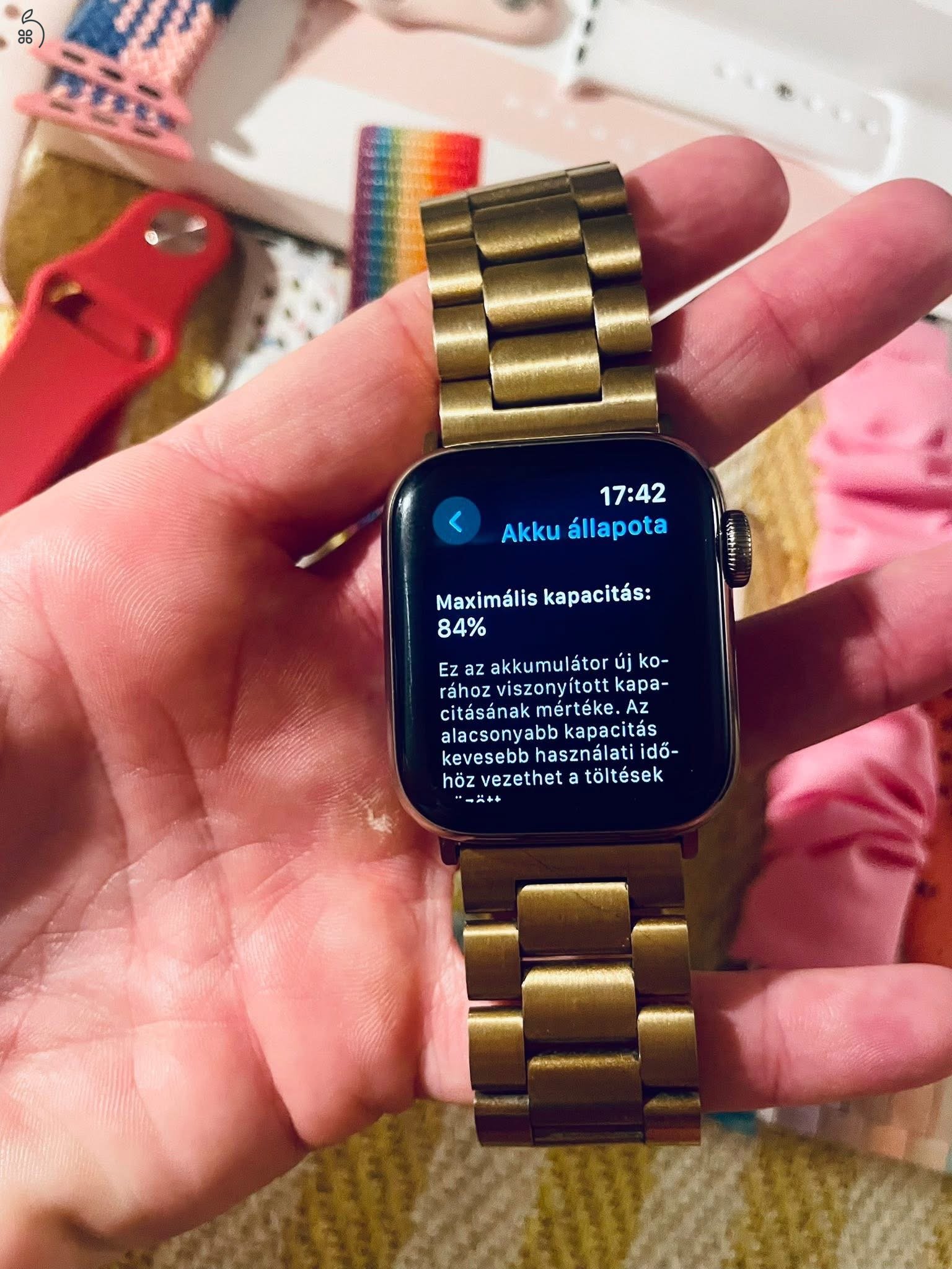 Apple Watch 6 40mm Gold Stainless Steel Cellular 