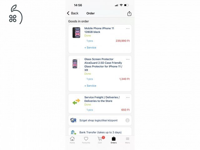 iPhone 11 128 GB Fekete