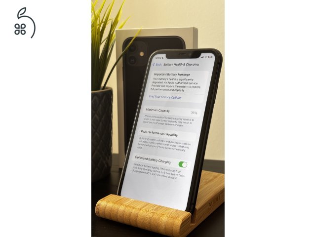 iPhone 11 128 GB Fekete
