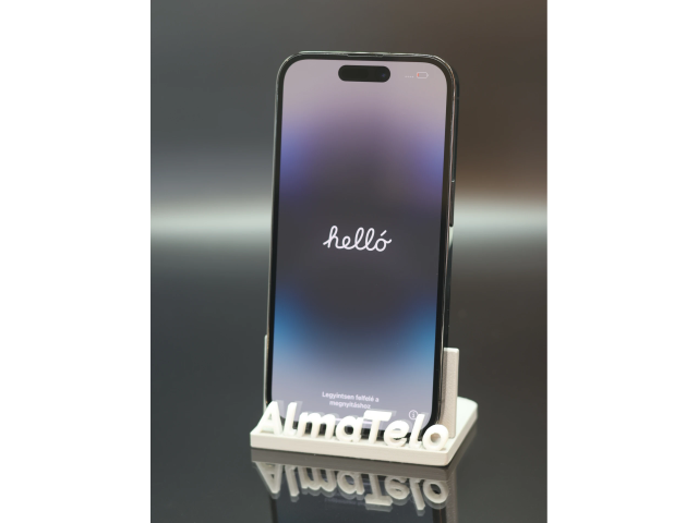 Apple iPhone 14 Pro 128 GB Space Black 100% akku - 12 HÓ GARANCIA