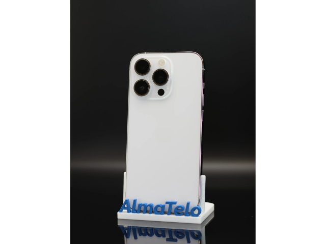 Apple iPhone 14 Pro 128 GB Silver 100% akku - 12 HÓ GARANCIA