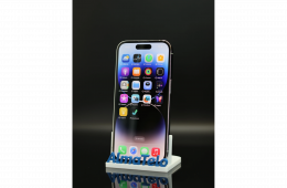 Apple iPhone 14 Pro 128 GB Silver 100% akku - 12 HÓ GARANCIA