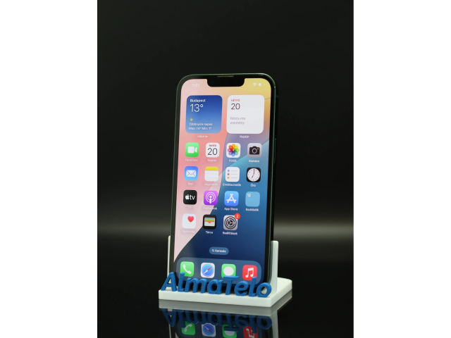 Apple iPhone 13 128 GB Green 100% akku - 12 HÓ GARANCIA