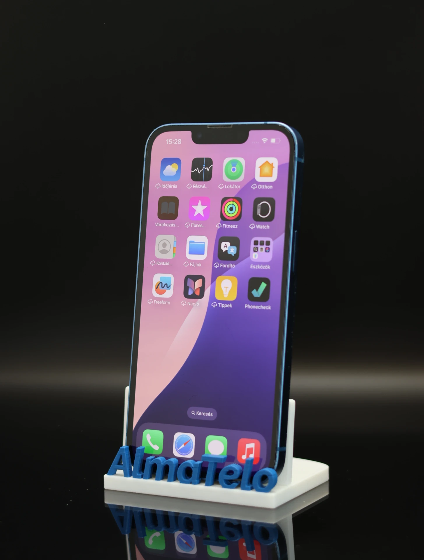 Apple iPhone 13 256 GB Blue 100% akku - 12 HÓ GARANCIA