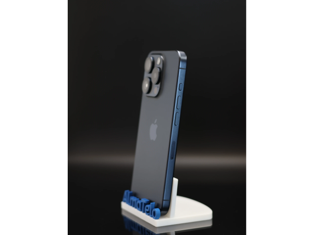Apple iPhone 15 Pro 128 GB Blue Titanium 100% akku - 12 HÓ GARANCIA