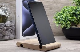 Hibátlan iPhone 15 Blue Titanium Pro Max 256GB 2 ÉV Garanciával Számlával 92% Akku