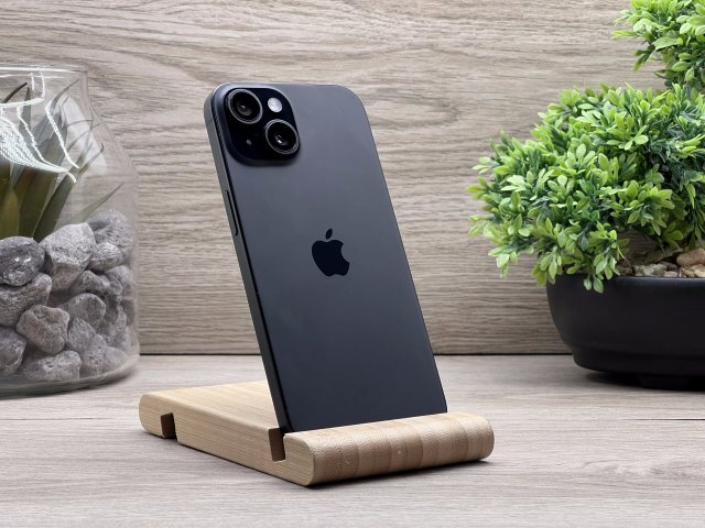 Hibátlan iPhone 15 Black 128GB 2 ÉV Garanciával Számlával 92% Akku