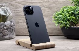 Hibátlan iPhone 15 Black 128GB 2 ÉV Garanciával Számlával 92% Akku