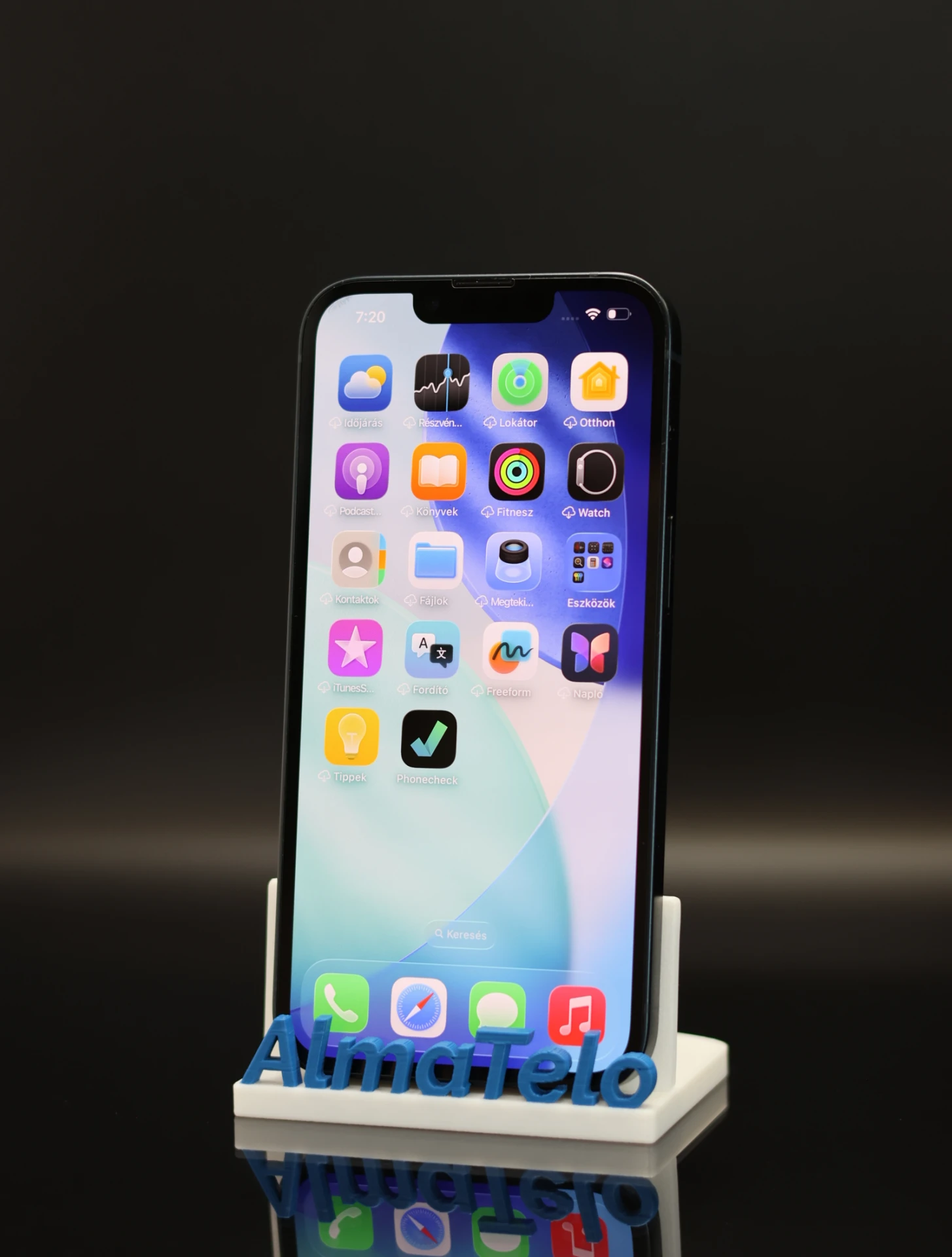 Apple iPhone 13 256 GB Midnight 100% akku - 12 HÓ GARANCIA