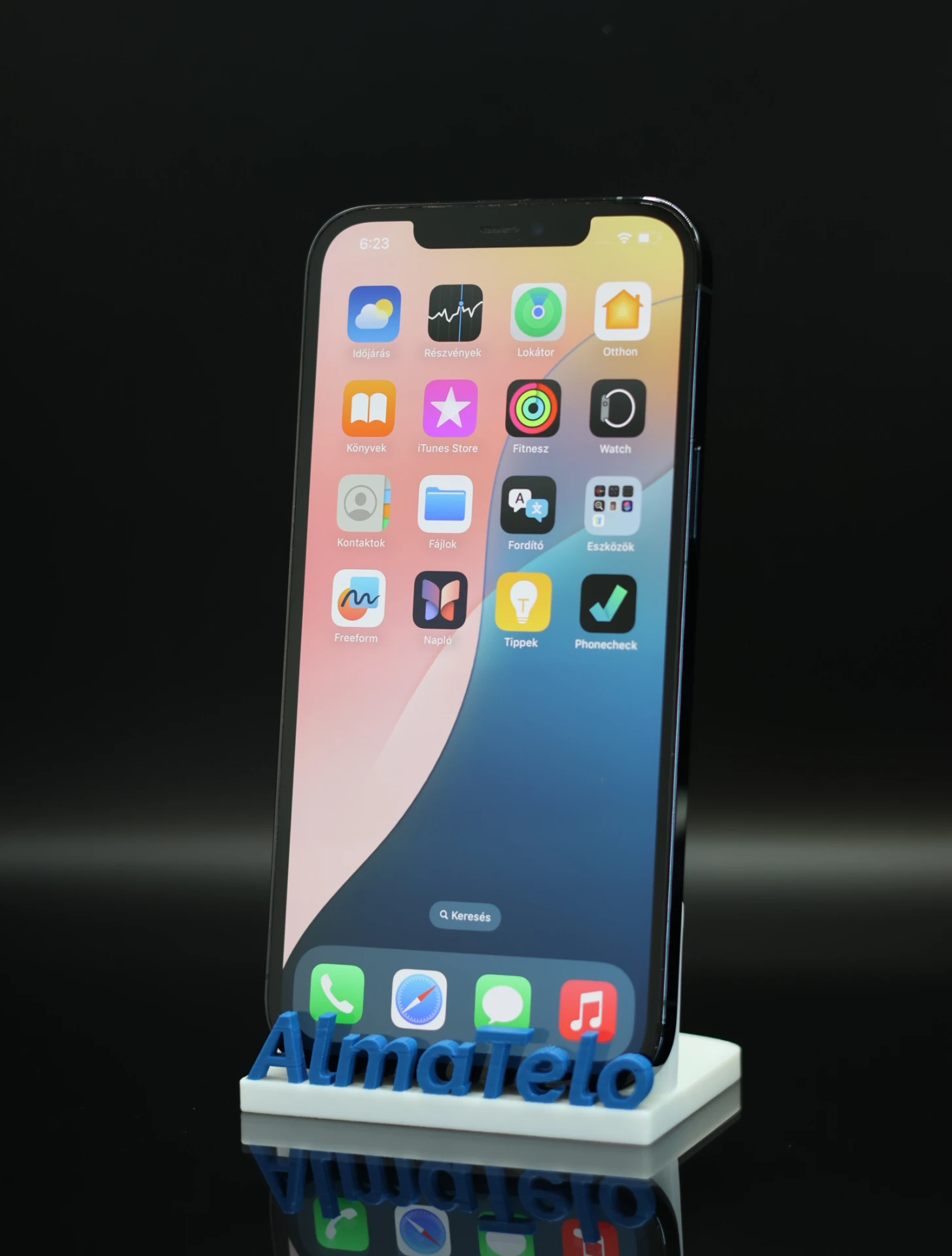 Apple iPhone 12 Pro Max 128 GB Pacific Blue 100% akku - 12 HÓ GARANCIA