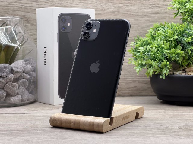 Hibátlan iPhone 11 Black 64GB 2 ÉV Garanciával Számlával 100% Akku