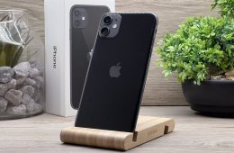 Hibátlan iPhone 11 Black 64GB 2 ÉV Garanciával Számlával 100% Akku