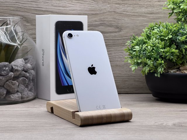 Hibátlan iPhone SE 2020 White 128GB 2 ÉV Garanciával Számlával 100% Akku